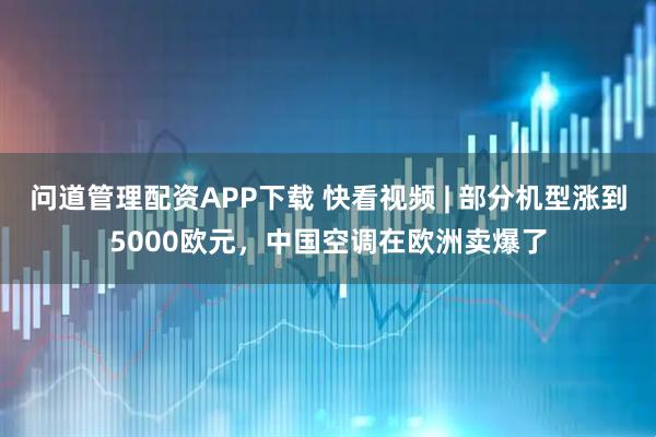 问道管理配资APP下载 快看视频 | 部分机型涨到5000欧元，中国空调在欧洲卖爆了